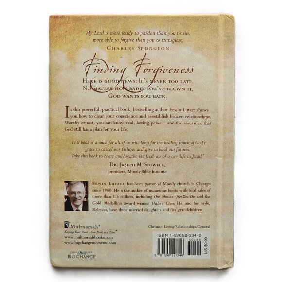 After You've Blown It: Reconnecting with God and Others by Erwin W. Lutzer - Picture 6 of 6